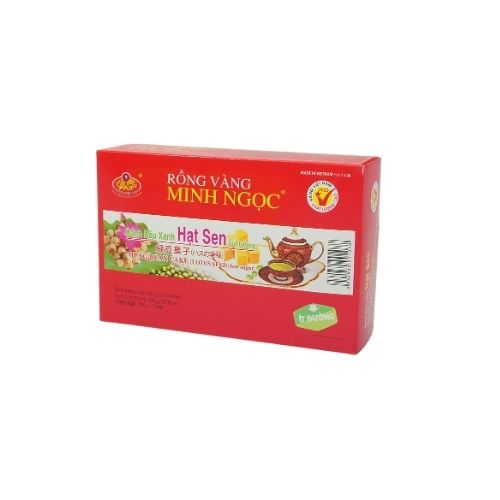 MN05 - Banh dau xanh Minh Ngoc vi hat sen (it duong)/ Minh Ngoc Green Bean Cake Lotus Seed flavor (low sugar)